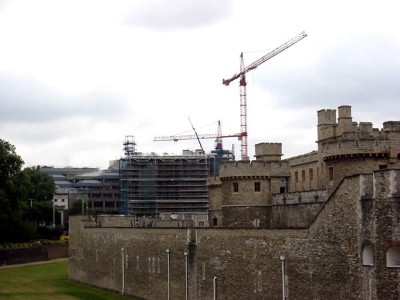 rooftop crane operations - London