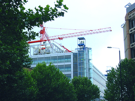 rooftop crane London