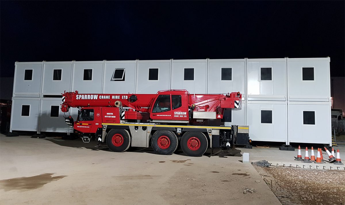 50 T Tadano at Amazon in Avonmouth