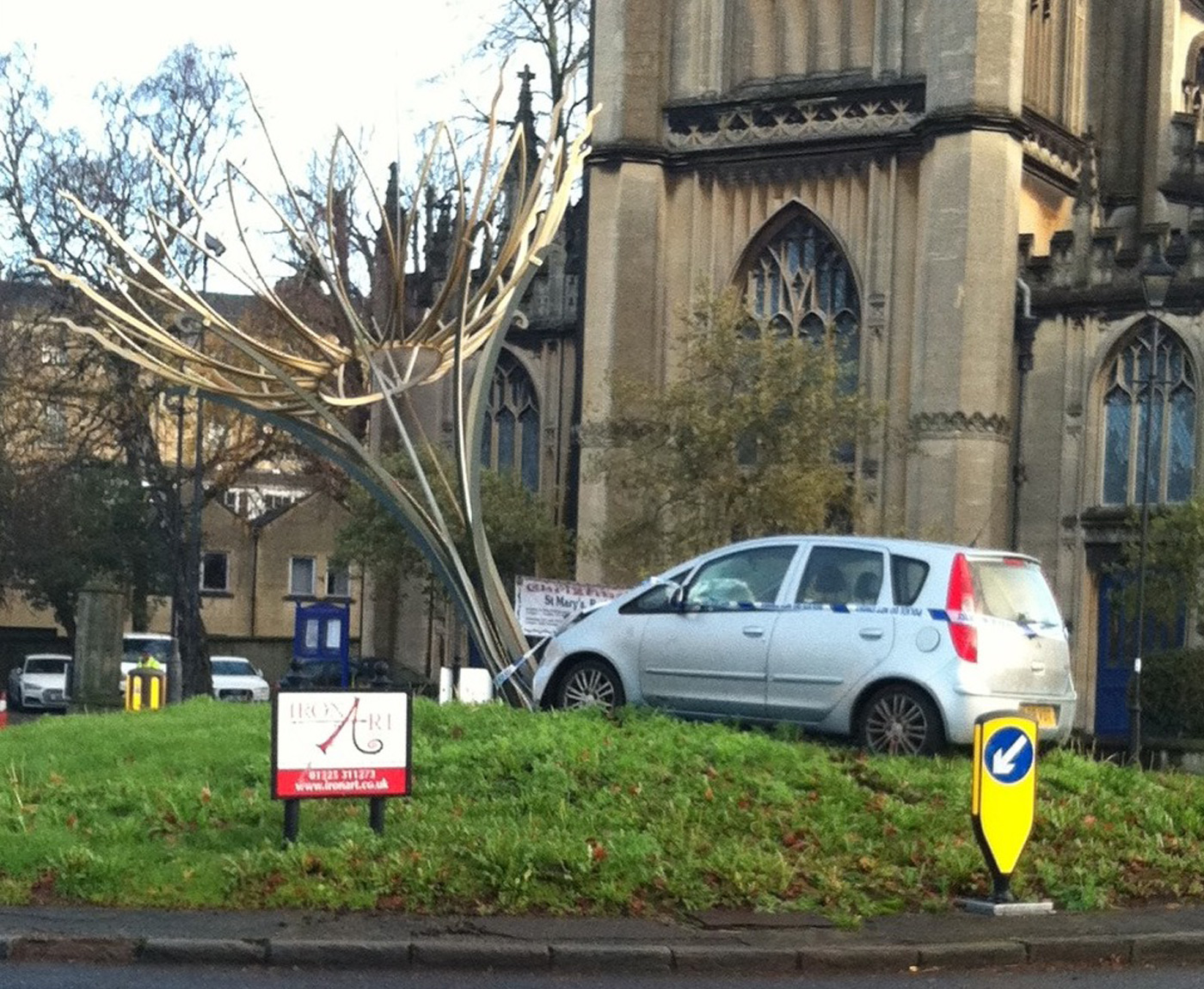 Sunflower-crash-car