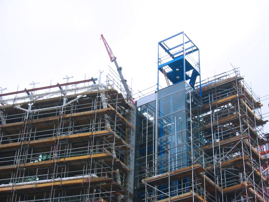 Glass Lifting Sparrow Crane Hire