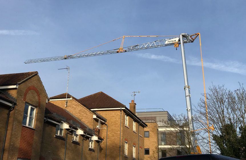 Potain Hup 40-30 self-erecting tower crane