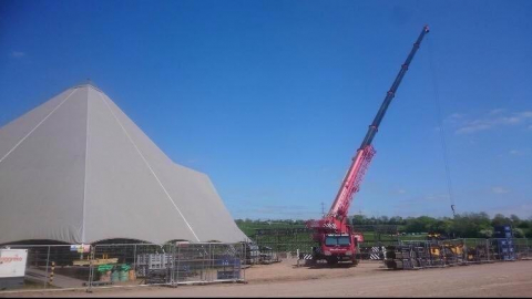 Glastonbury Festival Tent