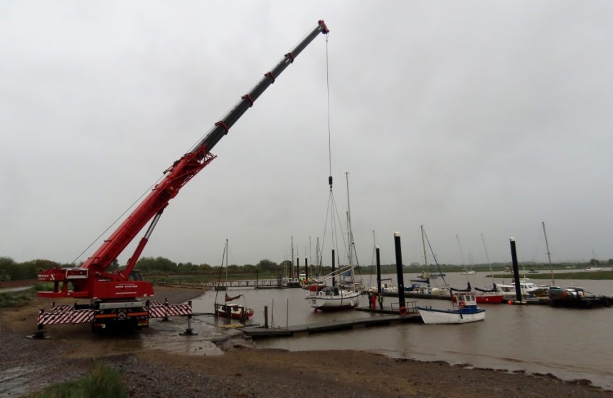 Crane Lift-Burnham-on-Sea