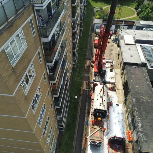 Crane-Lift Pimlico London