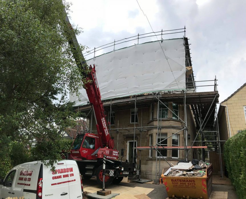 lifting roof truss