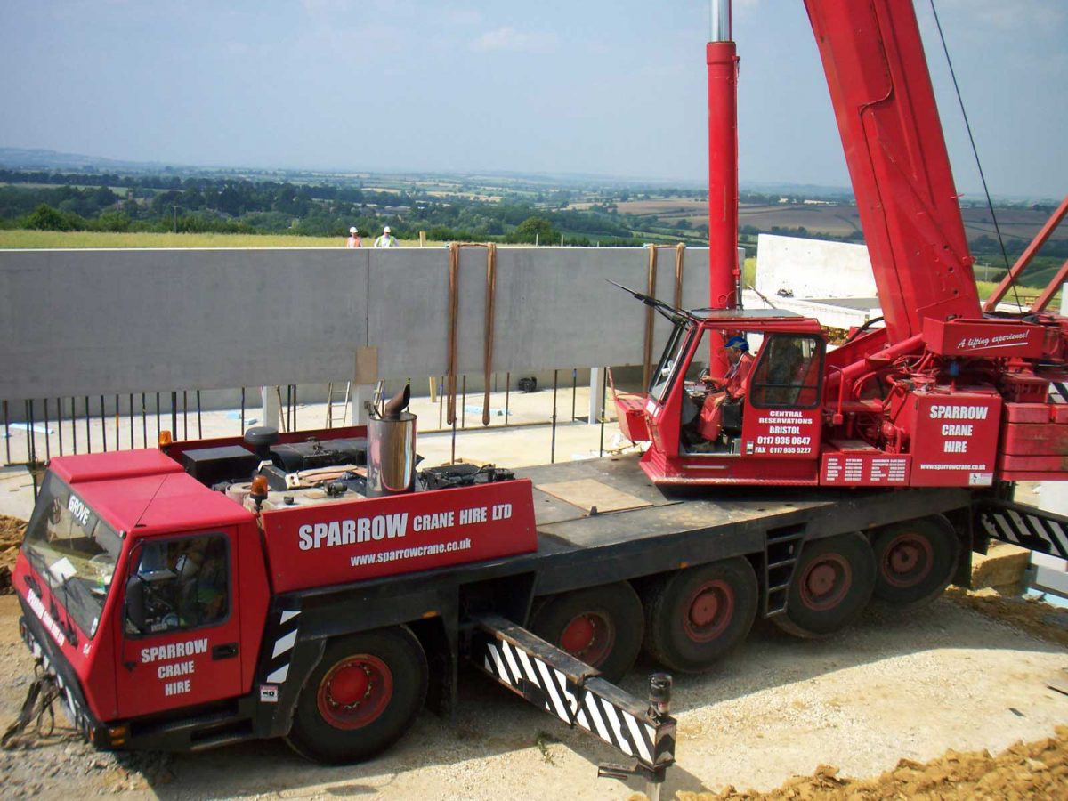 Grand Designs Sparrow Crane Hire