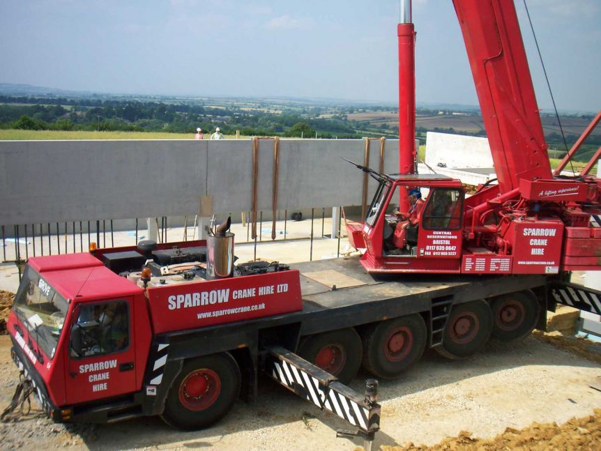 Grand Designs Sparrow Crane Hire