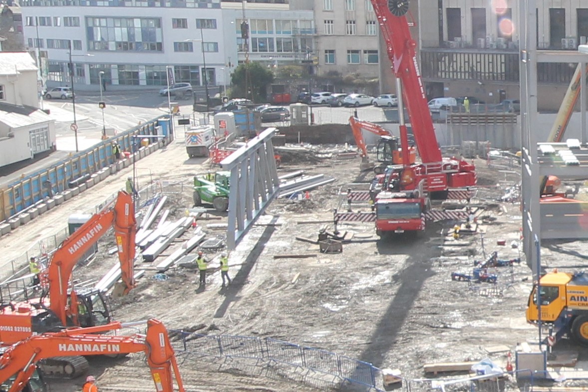 Plymouth Drake Circus crane hire