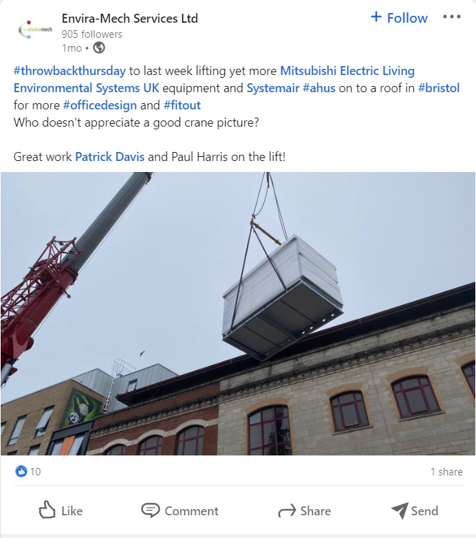 linkedin hvac