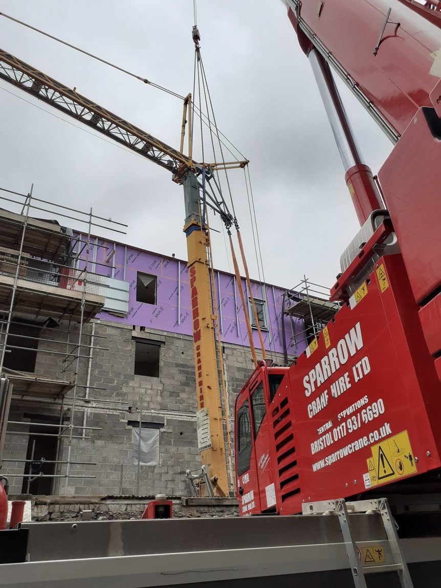 32tt Self Erecting Tower Crane