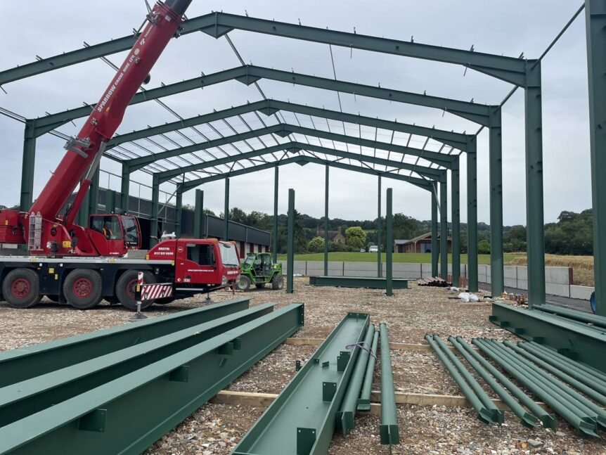 steel erecting Shipston-on-Stour Warwickshire