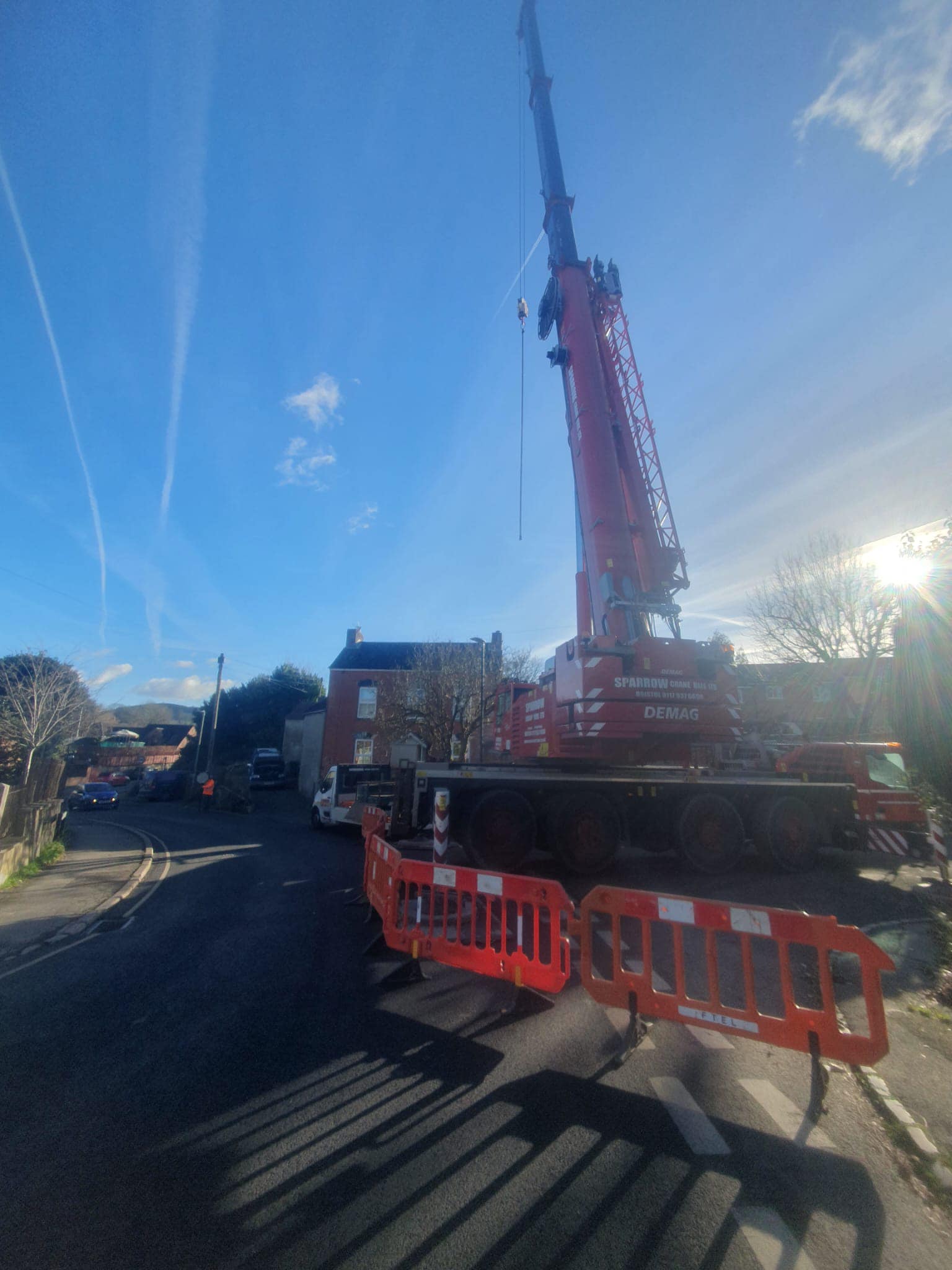 Sparrow Crane Hire Dursley Gloucestershire