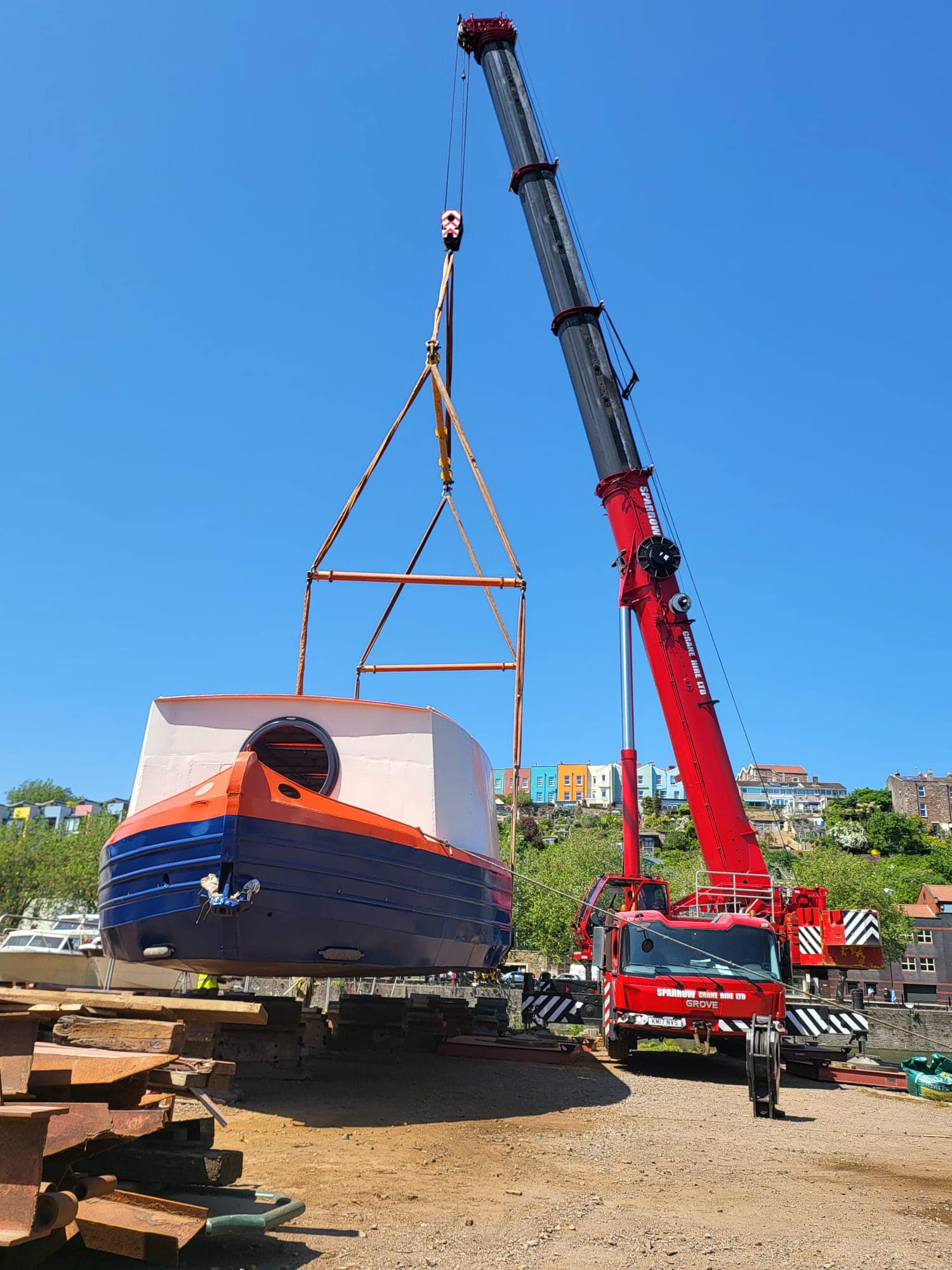 Bristol docks boat
