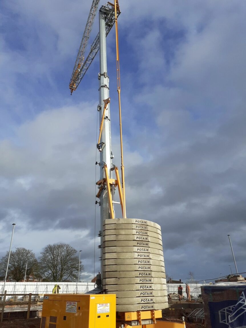 Potain HUP4030 Pedestrian Operated Tower Crane Exeter