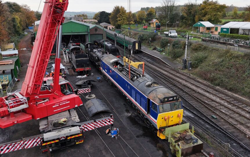 Watercress line crane lift