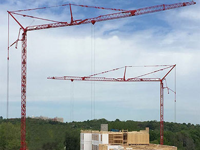 self erecting crane Potain Igo T 130