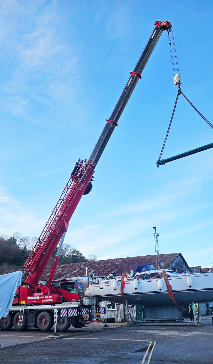 boat crane lift Totnes