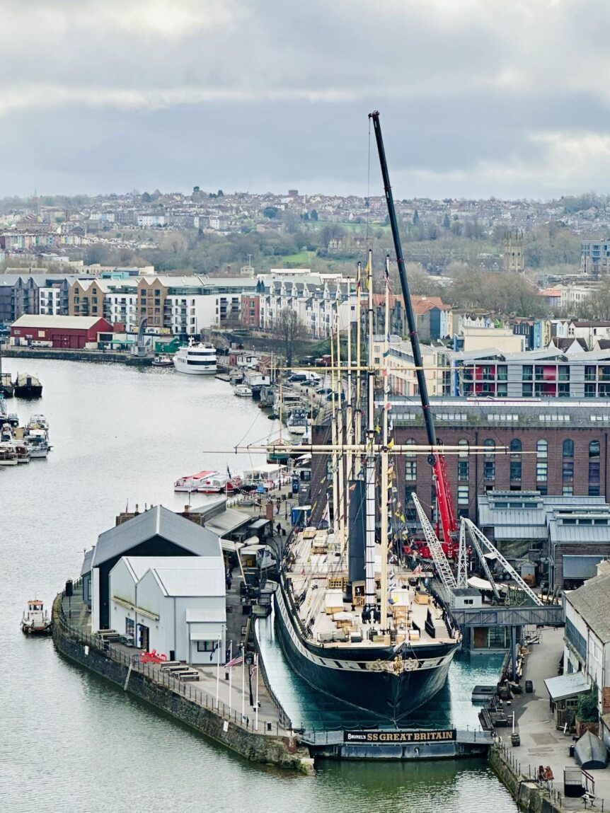 Sparrow Crane Hire SS Great Britain Bristol