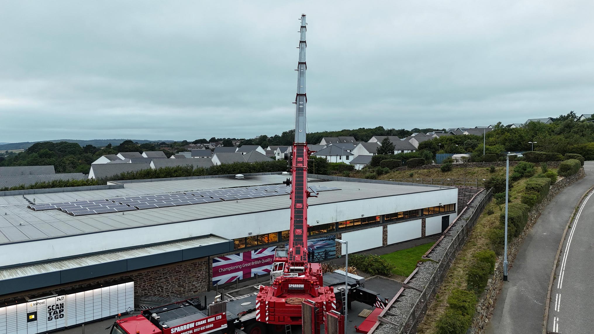 Sparrow Crane Hire Lifting for Britain