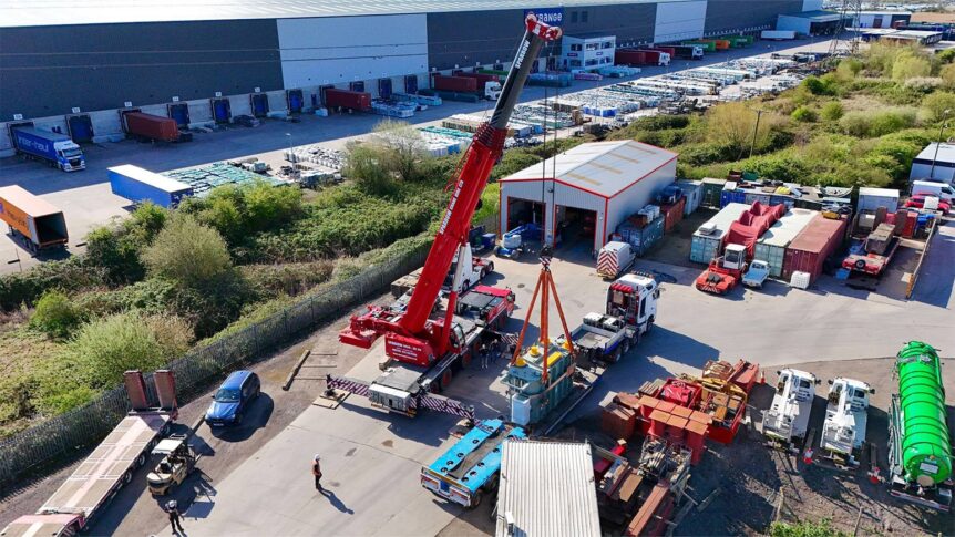 Sparrow Crane Hire for Plantspeed