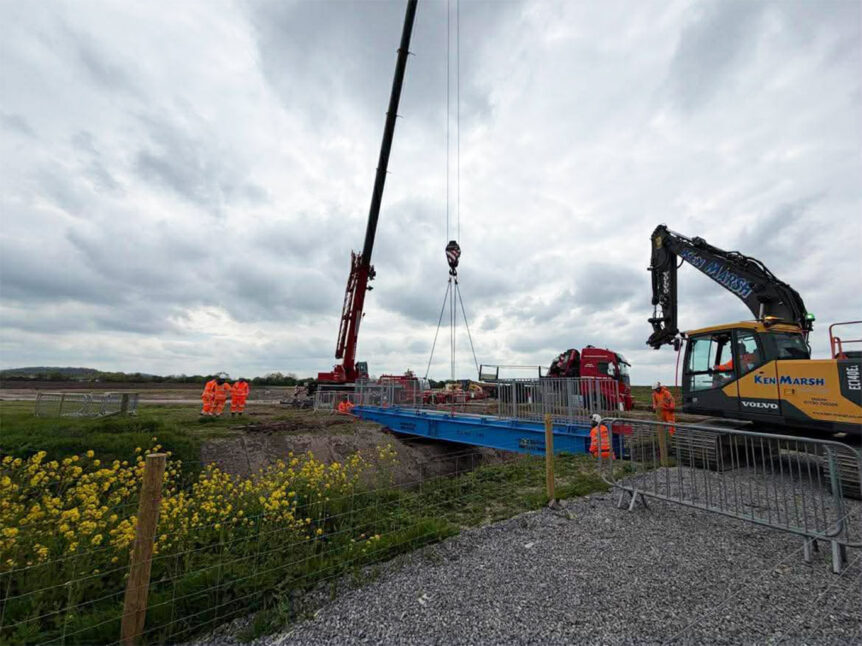 Crane lift Liebherr Bridgewater