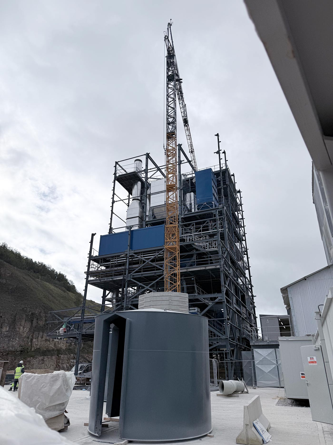 Liebherr 81k1 Longcliffe Quarry industrial plant